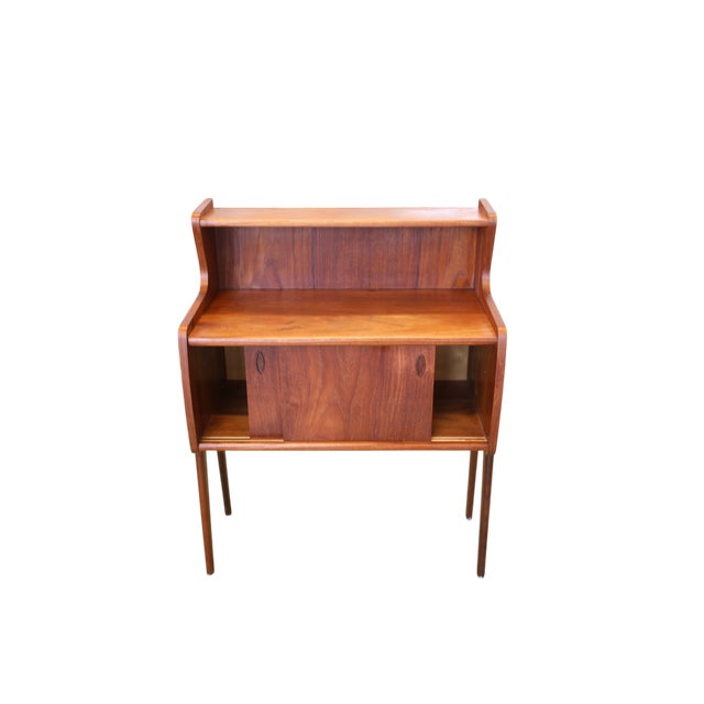 Danish Teak Cabinet with Sliding Doors, 1960s For Sale - Image 11 of 11