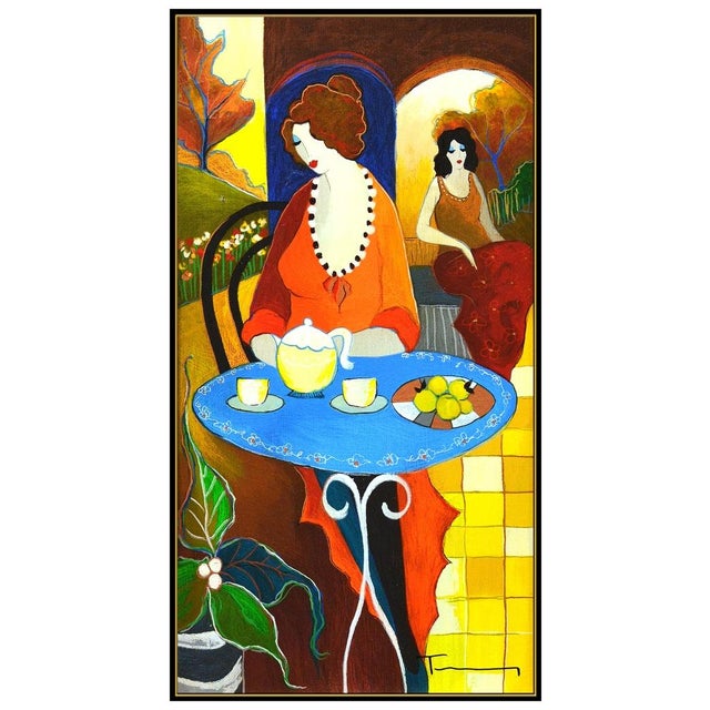Message us to inquire about custom framing options! (Included for free with every purchase) The artwork here, "Table for...