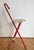 Red Mid-Century Ulisse Folding Stool by Ivan Loss, Sandrigarden, Italy, 1981 For Sale - Image 8 of 17