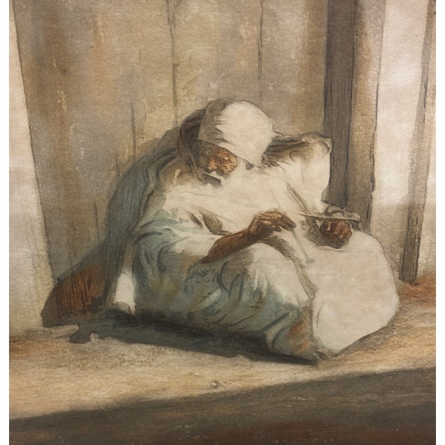 1910s Orientalist Alméric Joseph Lobel-Riche (1877-1950) Aquatint With Remarque For Sale - Image 13 of 15