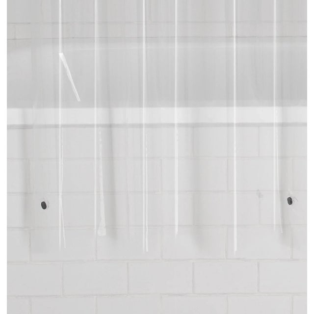 Keep your bathroom floor dry and your shower curtain looking fresh with the Mainstays Light Weight PEVA Shower Curtain...