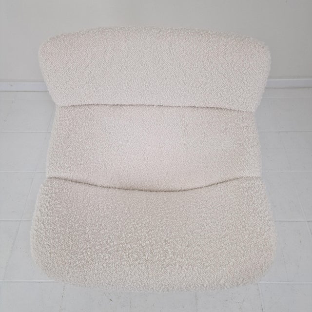 F518 Lounge Chair in Bouclé Fabric by Geoffrey Harcourt for Artifort, 1970s For Sale - Image 9 of 11
