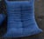 Togo Sofa Set in Blue by Michel Ducaroy for Ligne Roset, Set of 5 For Sale - Image 5 of 8