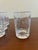 A charming set of six vintage Federal Glass etched tumblers, each decorated with elegant frosted waterfowl in flight among...