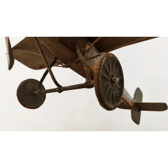 Mid-Century Modern Aluminum Airplane, 1960s For Sale - Image 11 of 18