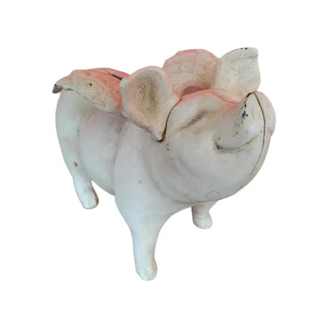 Pigs with Wings in Wrought Iron, 20th Century, Set of 2 For Sale - Image 4 of 11