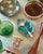 1970s 1970s Turquoise Leaf Dishes - Set of 4 For Sale - Image 5 of 5