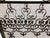 Metal 1950s Black Wrought Iron 3 Panel Fireplace Screen With Scroll Work and Leaves For Sale - Image 7 of 10