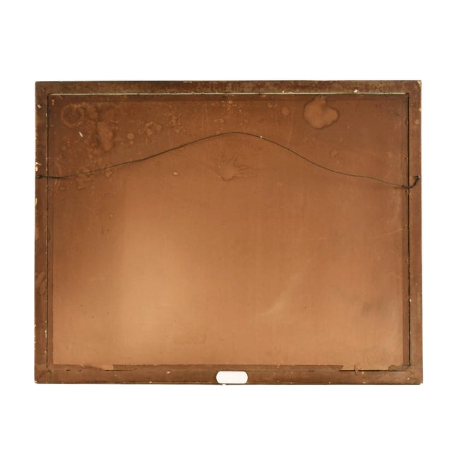 Green Framed Antique Engraving of Jacob and Laban For Sale - Image 8 of 15