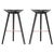 Wood Set of Black Beech and Copper Bar Stools by Lassen For Sale - Image 7 of 7