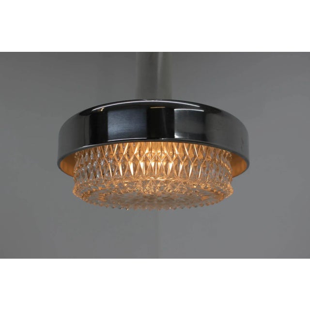 Mid-Century Modern Mid-Century Pendant Lamp from Kamenicky Senov, 1970s For Sale - Image 3 of 9