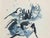 Tempera and watercolor on cardboard. Hand signed in pencil lower right. Very good condition. This piece is attributed to...