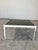 Mid century modern coffee table designed by Richard Schultz for Knoll. This table features powder coated aluminum frame,...