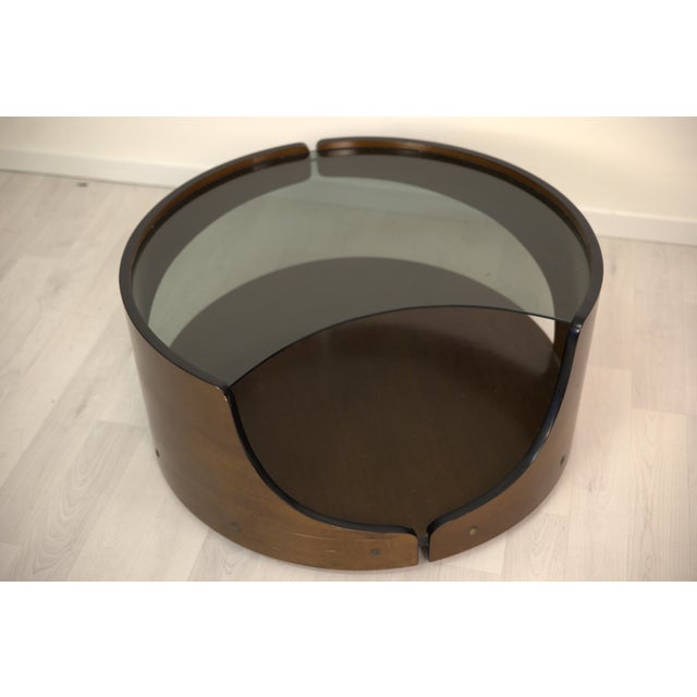 Vintage Coffee Table in Glass, 1960s, in Very Good conditions. Designed 1960 to 1969