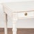 White 19th Century Swedish White Gustavian Three Drawer Side Table or Desk For Sale - Image 8 of 16