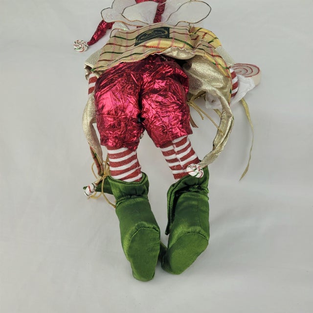 Mark Roberts Peppermint Candy Fairy Christmas Collectible Elf Figure 17" For Sale - Image 6 of 12