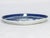 Blue Antique Chinese Export Small Blue & White Canton Porcelain Underplate For Sale - Image 8 of 11