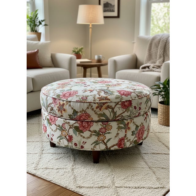 Contemporary Vintage Robert Allen @ Home Designer Asian Travels "Katakira Mimosa" Fabric - 3 1/3 Yards For Sale - Image 3 of 8