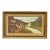 Vintage Angela Dudley "Lake Garda. Italy" Italian Hollywood Regency Oil Painting For Sale