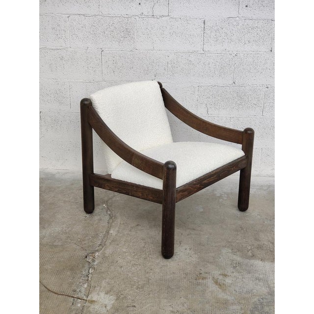 Model 930 armchair for the Carimate Golf Club-House, Cassina production design Vico Magistretti year 1963. Structure in...