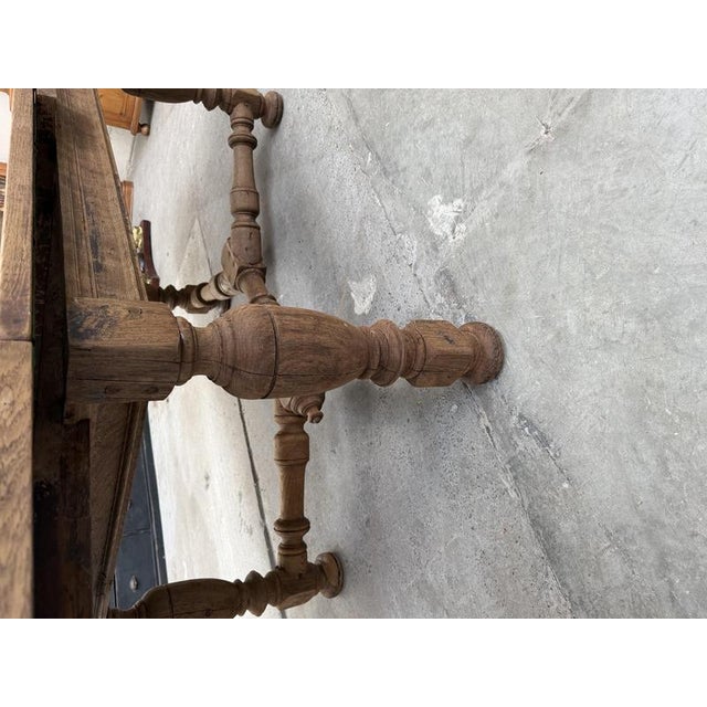 19th Century Italian Table in Oak For Sale - Image 13 of 18