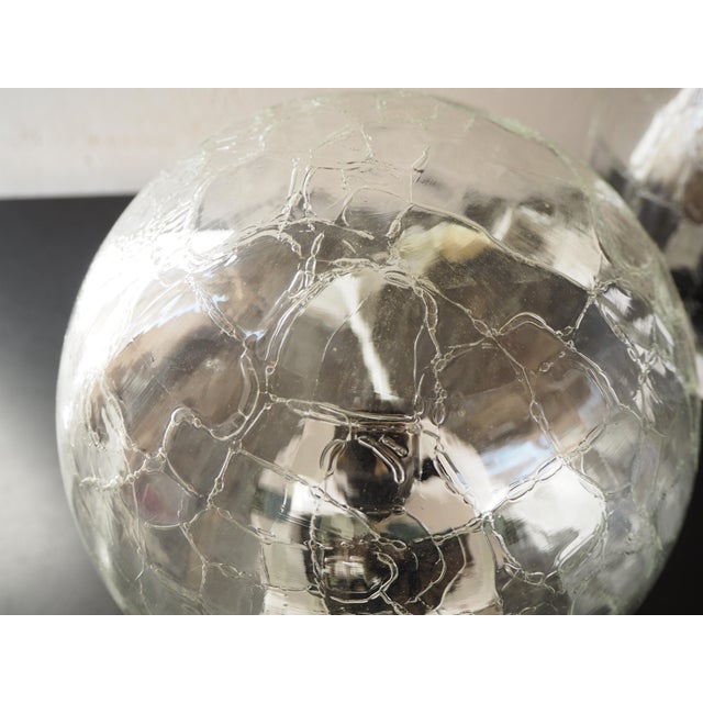 Mid-Century Globe Table Lamps, 1970s, Set of 2 For Sale - Image 3 of 14