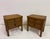 Brown Brutalist Oak Bedside Tables, 1960s, Set of 2 For Sale - Image 8 of 17