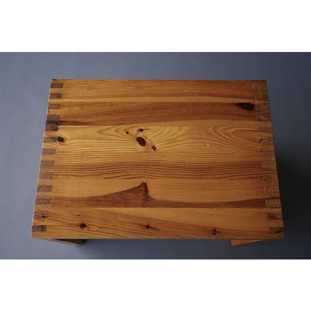 Brown Small Coffee or Side Table by Ate Van Apeldoorn for Houtwerk Hattem, 1970s For Sale - Image 8 of 10