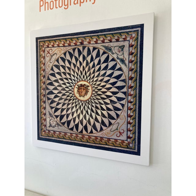 William Gray Harris Photograph on Canvas “ Roman Mosaic With Gorgon Head" For Sale - Image 4 of 11