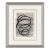 Black Swirl No. 7 Framed Art Print by David Phoenix For Sale