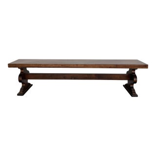 James and James Hardwood Bench For Sale