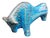 Rimini Blu Ceramic Bull by Aldo Londi for Bitossi, 1960s For Sale