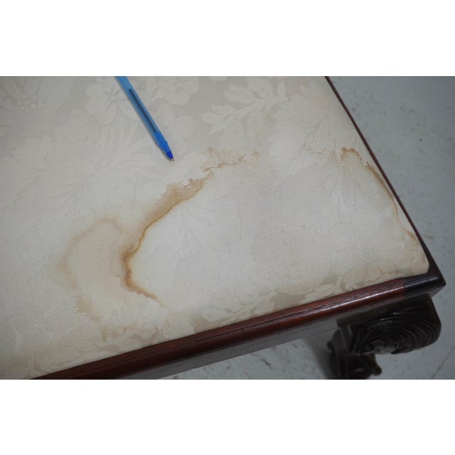 Set of 8 Baker Chippendale Clawfoot Mahogany Dining Chairs For Sale - Image 15 of 18