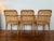 Camel Mid 20th Century Set of 3 Bentwood Thonet 811 Prague-Style Armchairs - Made in Poland For Sale - Image 8 of 10