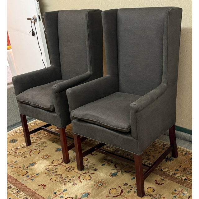 Traditional Hickory Chair for Henredon Delaware Host Chairs, Pair For Sale - Image 3 of 12