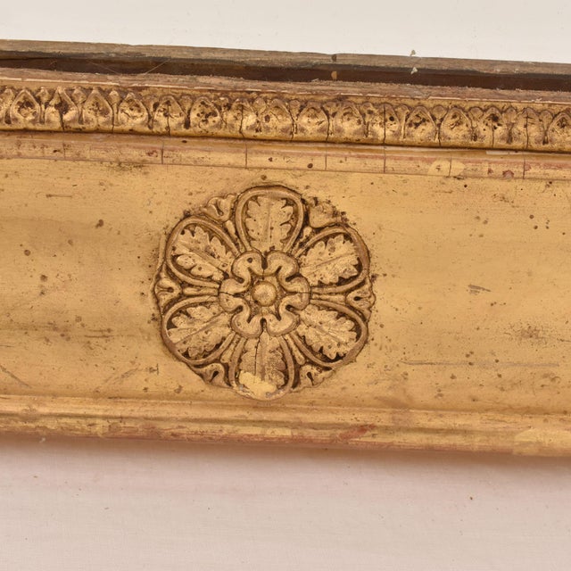Antique Gold Leaf Mirror, 1850s For Sale - Image 5 of 11