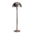 Modernist Mushroom Floor Lamp in Polished Aluminum For Sale