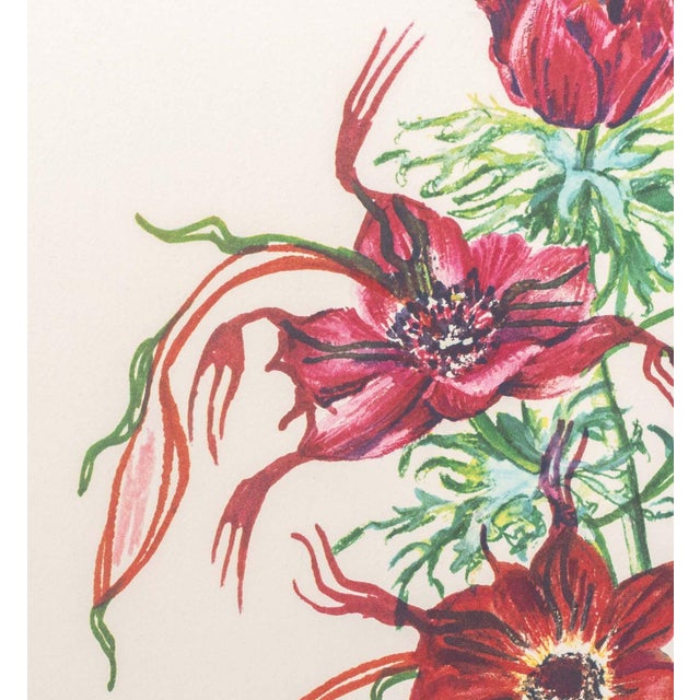 Salvador Dalí Salvador Dali "Anemone (Forks)" Etching, 1972 For Sale - Image 4 of 12