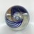 Stunning and intricate Murano art glass paperweight from E&R Golden Crown (Italy). This piece features a cobalt and gold...