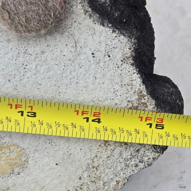 Scottish Terrier Dog Statue Black Cement Sculpture Realistic Scottie Large Vintage For Sale In Wichita - Image 6 of 18