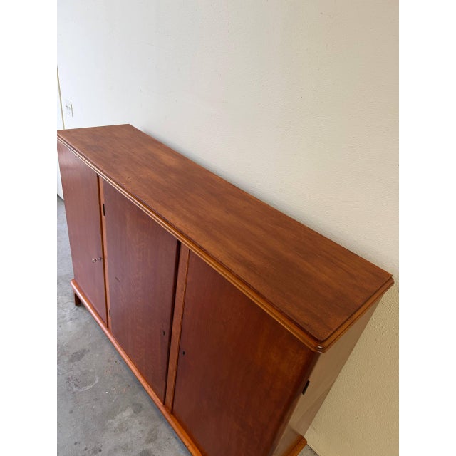 Vintage Danish Teak Sideboard - Mid Century Modern Cabinet Storage 1960s For Sale - Image 4 of 10