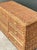 Wood Vintage Braided Rattan Six Drawer Campaign Dresser For Sale - Image 7 of 15