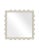 Contemporary Fleur Home Garden District Valmont Square Mirror in Useful Gray, 28.5x28.5 For Sale - Image 3 of 3