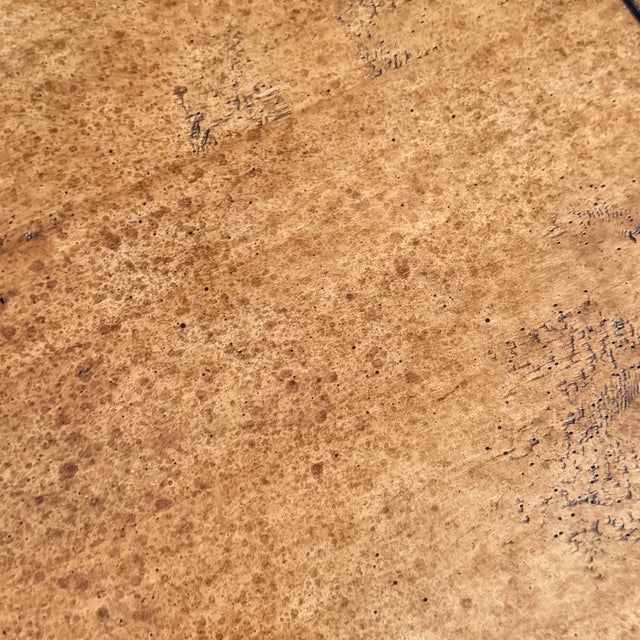 1980s Woodland Furniture Round Coffee Table For Sale - Image 5 of 7