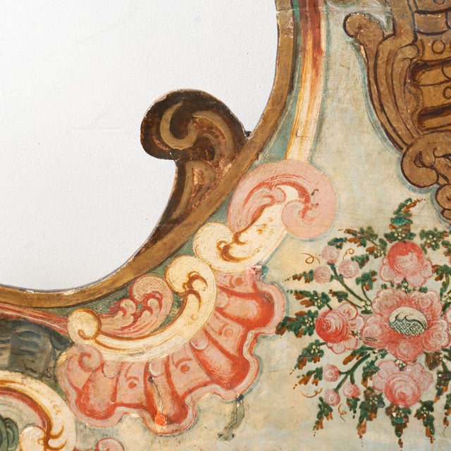 Italian Late 19th Century Hand Painted Italian Architectural Accent For Sale - Image 3 of 11