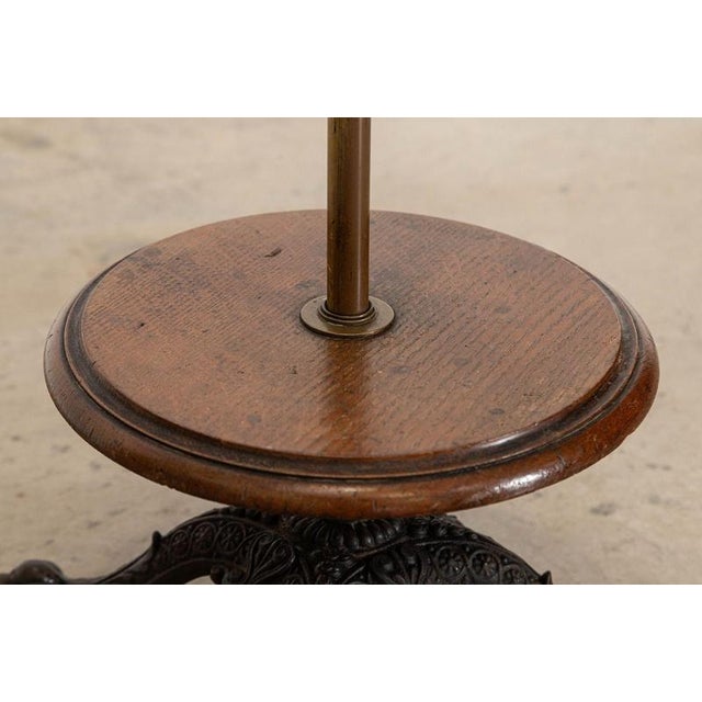 Circa 1880 19thC English Brass Reading Stand Table W58 x D46 x H123.5 cm Weight 7Kg