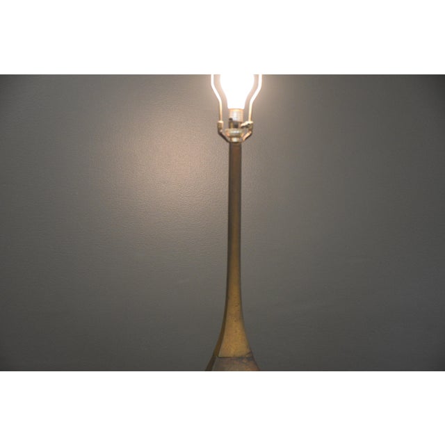 Mid-Century Modern 1960s Mid Century Modern Bronze Table Lamp For Sale - Image 3 of 6