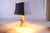 Gold-Toned Owl Table Lamp with Black Shade attributed to Loevsky & Loevsky, 1960s For Sale - Image 3 of 5