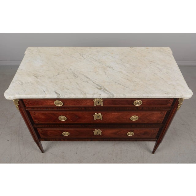 18th Century Louis XVI Marquetry Commode For Sale In Orlando - Image 6 of 12