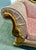 Wood Louis XV Pink Damask Sofa For Sale - Image 7 of 12
